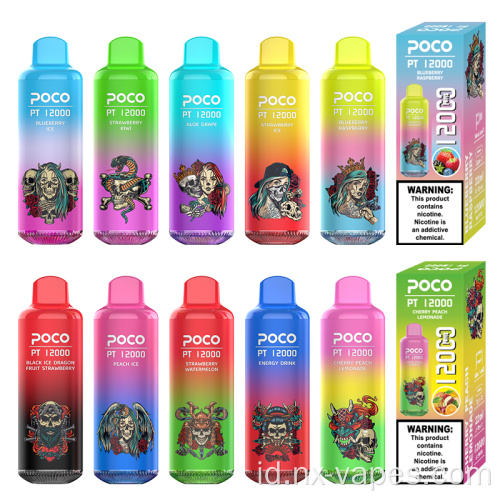 POCO POCO PT 12000 Puff baru sekali pakai Vape